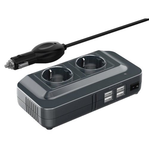 Convertisseur DLH 12 V 200 W CC-CA, 2 connecteurs de sortie