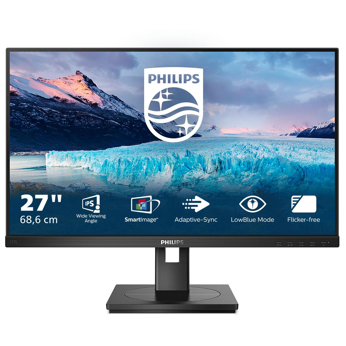 Philips S-line 272S1M - LED Monitor - 27" - Full HD 1080p @ 75Hz - IPS - 4ms Response Time