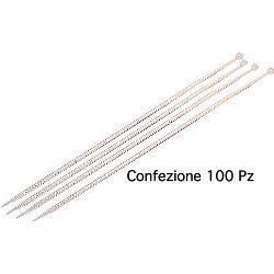 64 Poly Pool Cable Tie Pack (100pc White, 1-21mm)