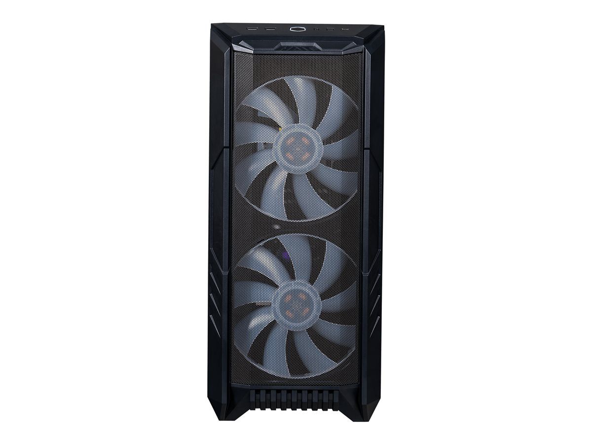 Cooler Master H500 RGB Mid-Tower ATX Computer Case with Tempered Glass Panel - Black