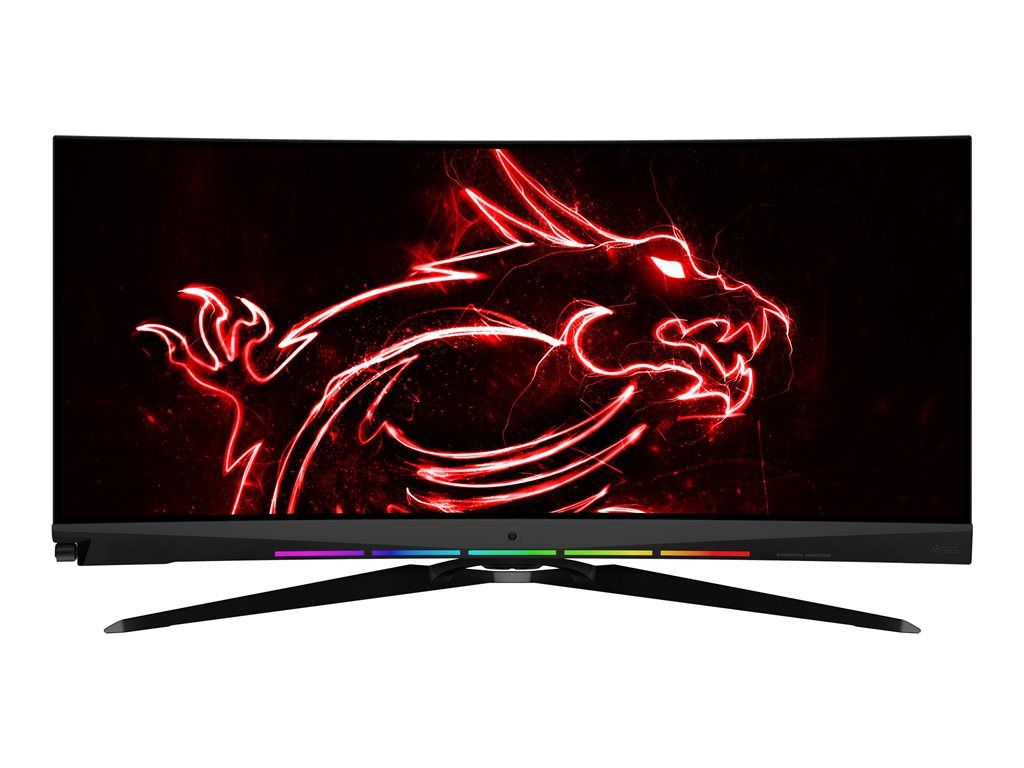 MSI Optix MEG381CQR Plus Curved Monitor - 37.5" UWQHD+ (3840 x 1600) - 175Hz - 1ms Response Time - HDMI, DisplayPort