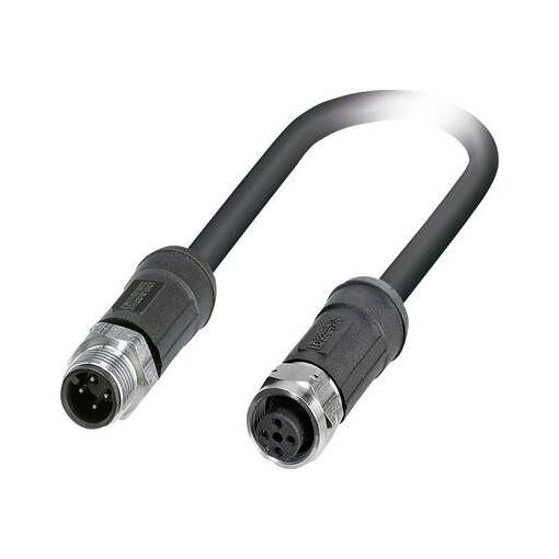 Phoenix Contact M12 Shielded Cable for Sensors/Actuators, 4-Pole, 1 Piece