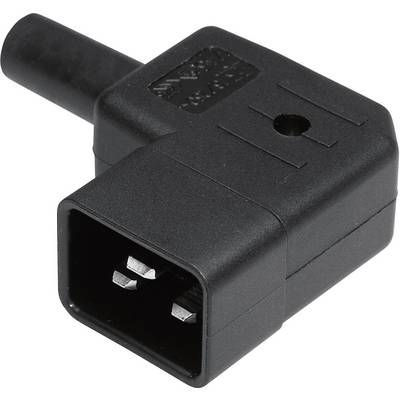 Kaiser 745/sw/C Male Network Connector for Refrigeration Devices, 2 + PE 16A, Black, 1 Piece(s)