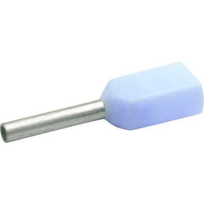 Klauke 8688 Cable End, Double-Ended, Partially Insulated, Turquoise, 0.34 mm² x 8 mm, 1000 pc(s)