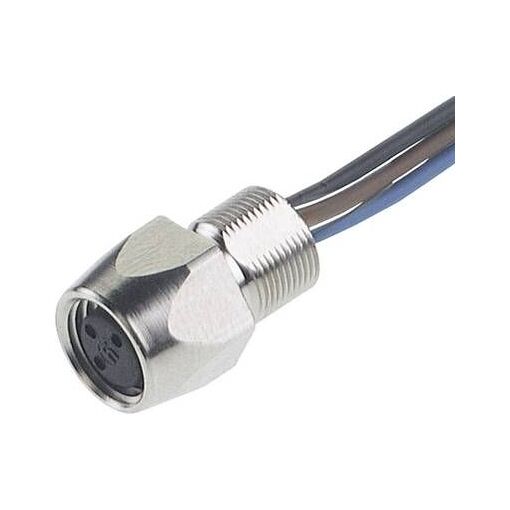 Conector hembra Hirschmann, 0,5 m, 4 polos