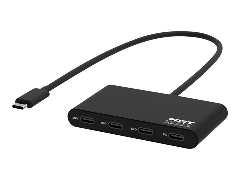 Hub CONECTA PORT - 3x USB-C + 1x USB-C de alimentación - Escritorio