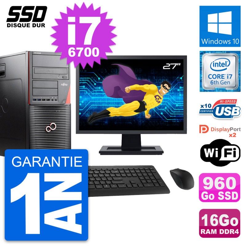 Fujitsu W550n 27-Inch PC Tour - Intel i7, 16GB RAM, 960GB SSD, Windows 10