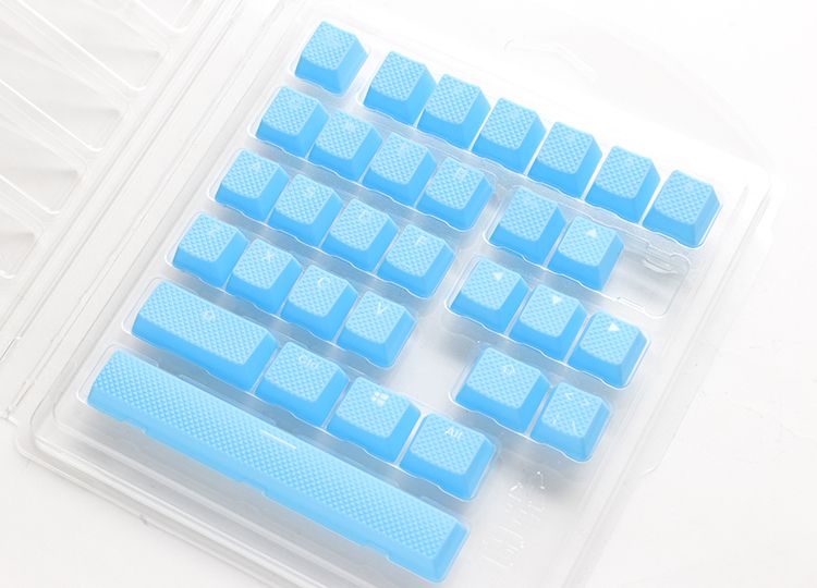 Ducky Blue Rubber Keycap Set