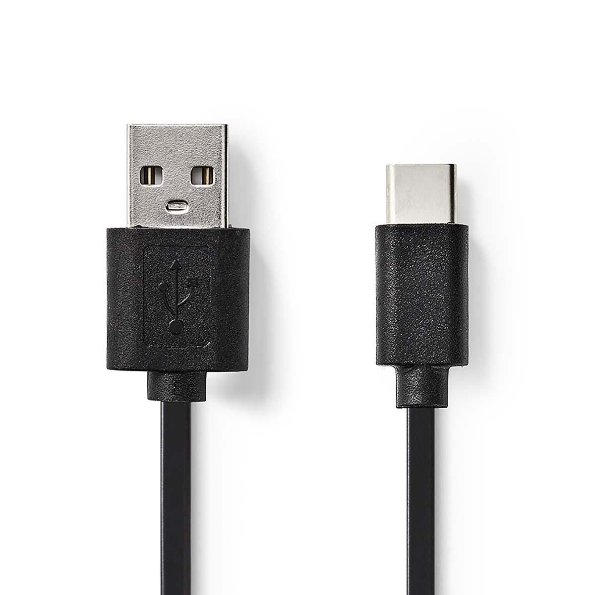 USB 2.0 Type-C to A Cable - 3ft Black