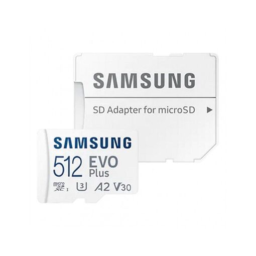 Samsung Micro SD Memory Card with Adapter 512GB UHS-I 130MB/s
