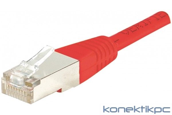 Exertis Connect CAT 6 Shielded Cable - 1.5m Red