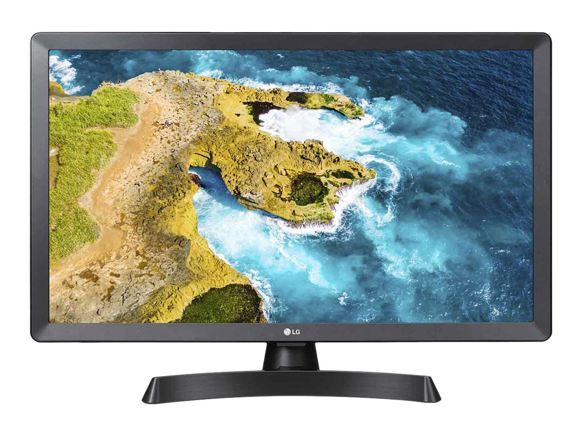 LG 24TQ510S-PZ LED Smart TV - 23.6" HD - Black, Steel Gray