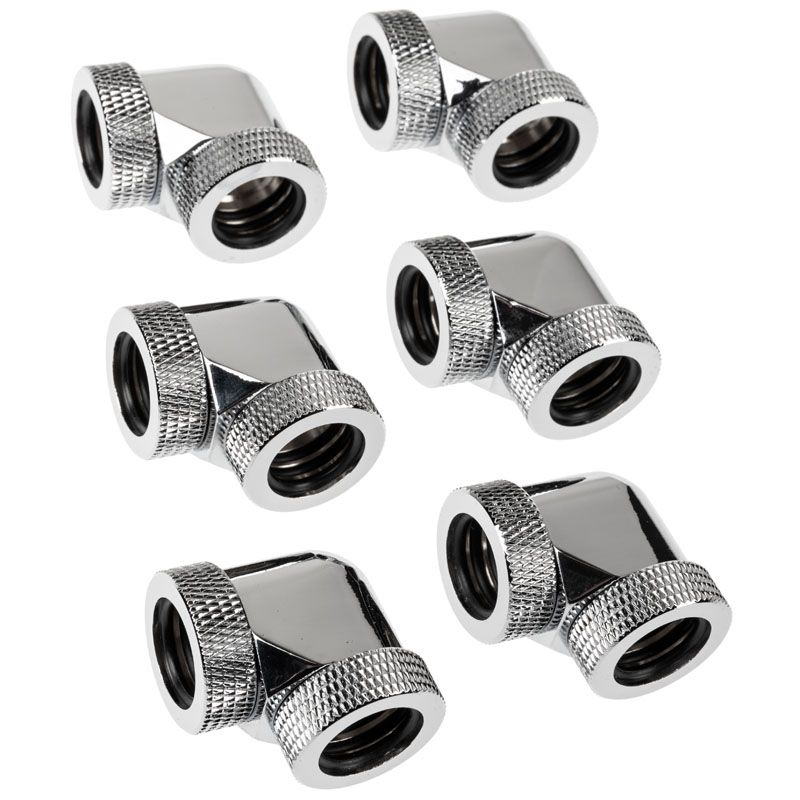 Adaptador Raijintek de 16 mm a 90 grados - pack de 6