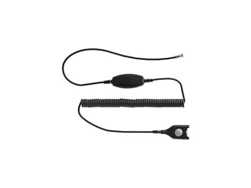Cable para auricular Epos Cava 31 con fácil desconexión RJ-9 macho - Negro - Enrollado