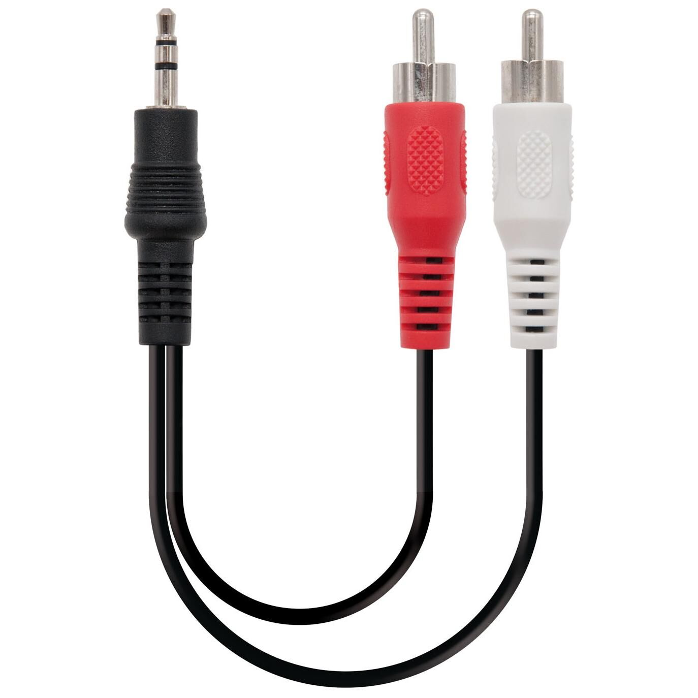 NanoCable 3m Audio Cable 3.5mm to 2 x RCA Male