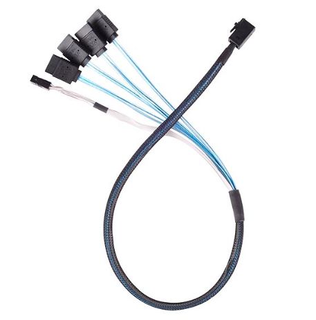 Silverstone CPS05-RE 0.6m Black SAS Cable