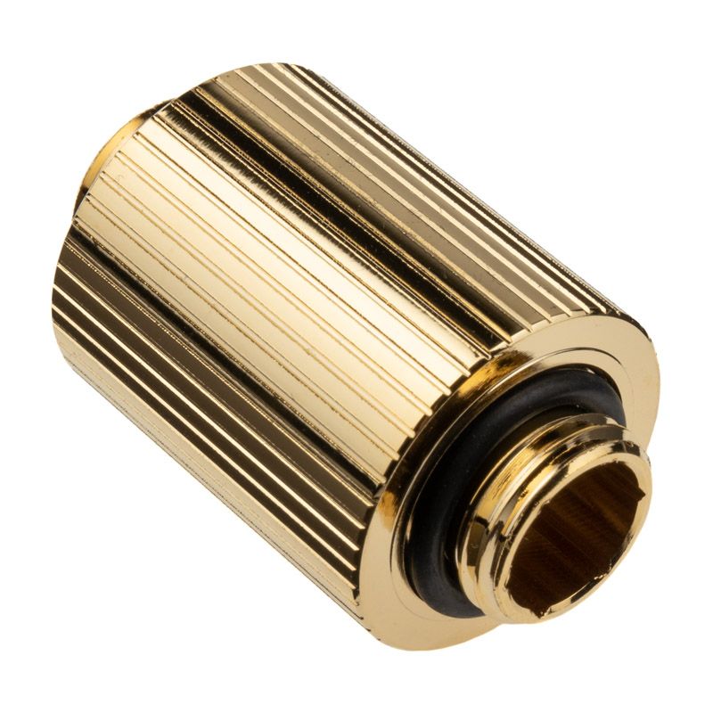 EK Water Blocks EK-Quantum Torque G1/4 inch Right Extension, 28mm - Gold