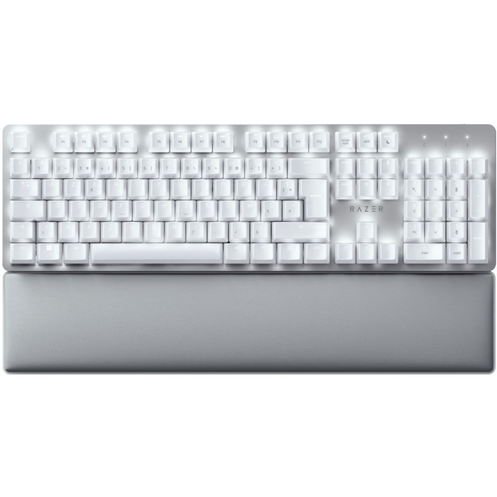 Razer Pro Type Ultra Wireless Keyboard - Bluetooth, 2.4GHz, USB-C - AZERTY - French Switch: Razer Yellow