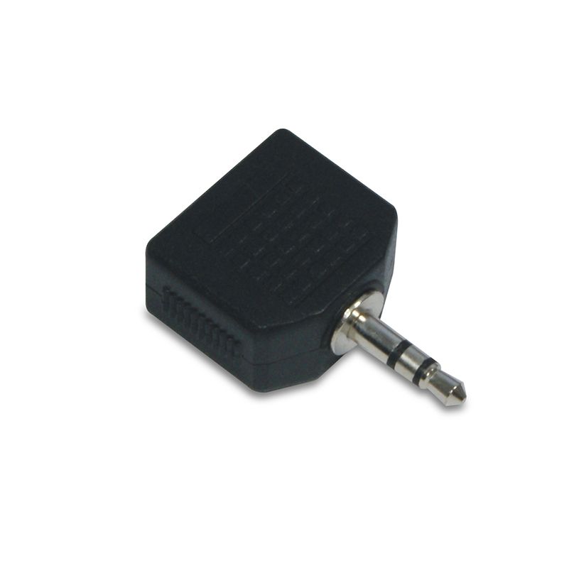 Adaptador estéreo Metronic de 3,5 mm (hombre/2 mujeres)