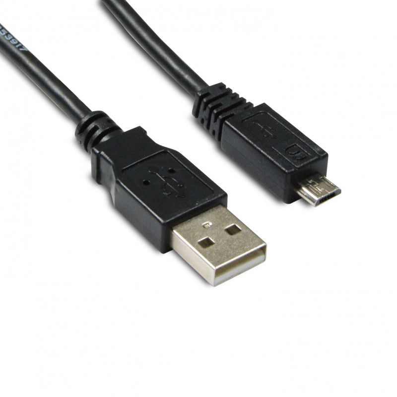 Metronic Micro USB to USB-A 2.0 Cable - 6ft - Black