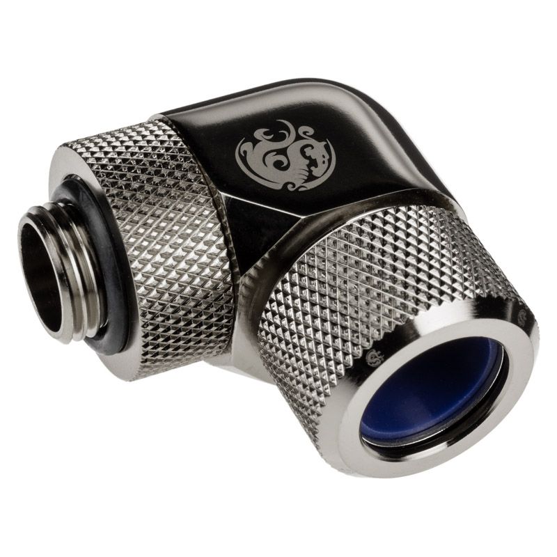 Bitspower Advanced Multi-Link Adapter 90 Degree G1/4 inch AG to 14mm AD Hardtube