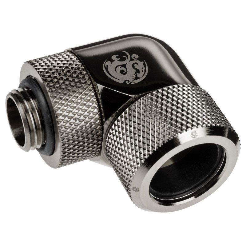 Bitspower Advanced Multi-Link Adapter 90 Degree G1/4 inch AG to 16mm AD Hardtube