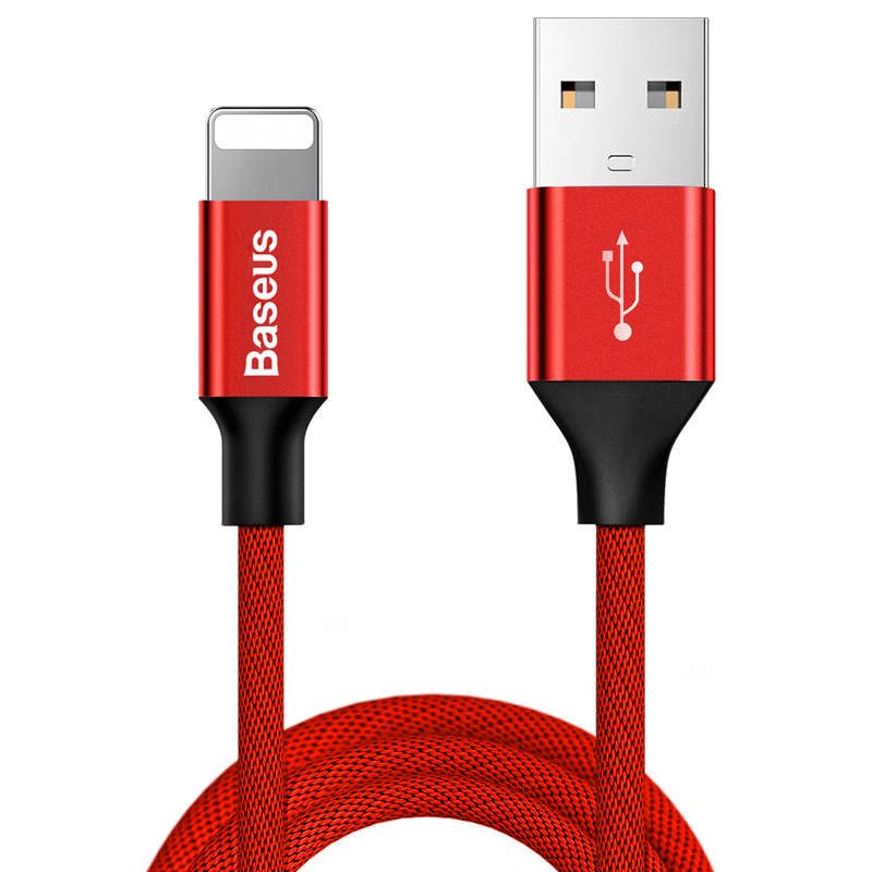 Baseus Lightning Yiven Apple Cable 2A Red (1.8m)