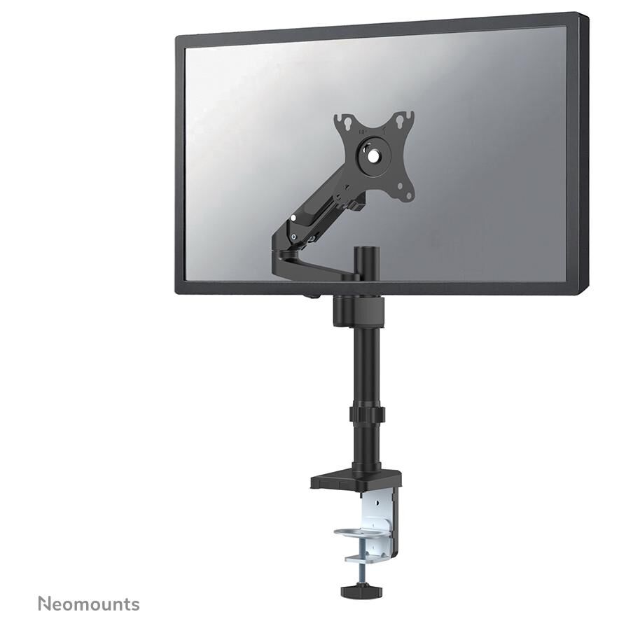 Brazo de soporte para monitor Neomounts DS70-750BL1 de movimiento completo con resorte a gas - 17-27"