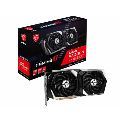 Carte graphique MSI Radeon RX 6650 XT GAMING X 8 Go - AMD Radeon RX 6650 XT - 8 Go GDDR6 - PCIe 4.0 x8 - DisplayPort, HDMI