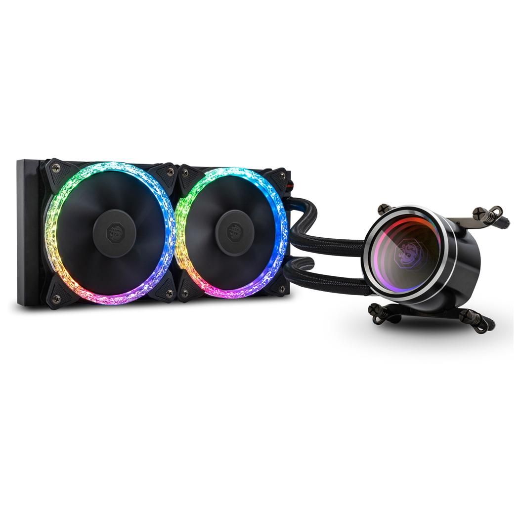 Bitspower Cyclops 240 All-in-One Liquid CPU Cooler - Black/Silver
