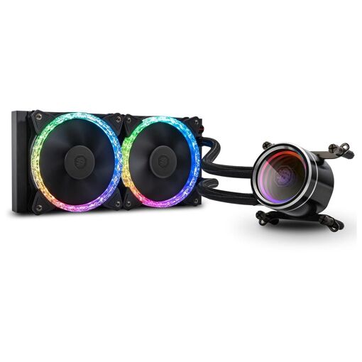 Bitspower Cyclops 240 All-in-One Liquid CPU Cooler - Black/Silver