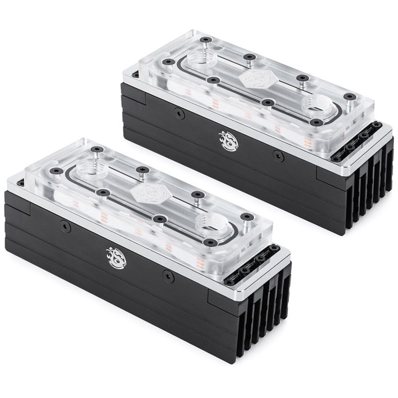 Bitspower ARGB Memory Cooler - 8 Pack (Transparent)