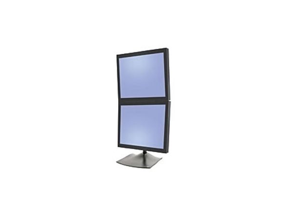 Ergotron DeskStand 100 Dual Monitor, Black