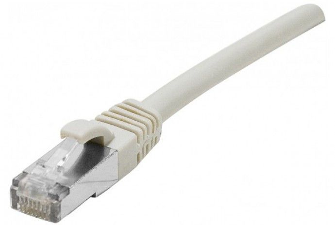 Dexlan - RJ-45 to RJ-45 Cable - 20m - SFTP - CAT 7/CAT 6a - Halogen and Hook Free - Grey