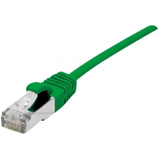 Cable Exertis Connect SFTP Cat 6a, 5 m, RJ-45 (M) a RJ-45 (M), sin halógeno, sin gancho, verde
