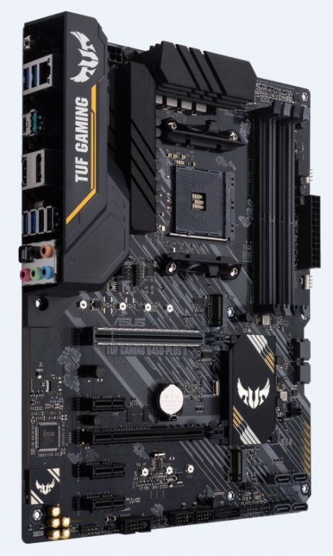 Asus TUF Gaming B450-PLUS II Motherboard - AMD Chipset - ATX - 128GB DDR4 RAM Max - 4x Memory Slots - Gigabit Ethernet