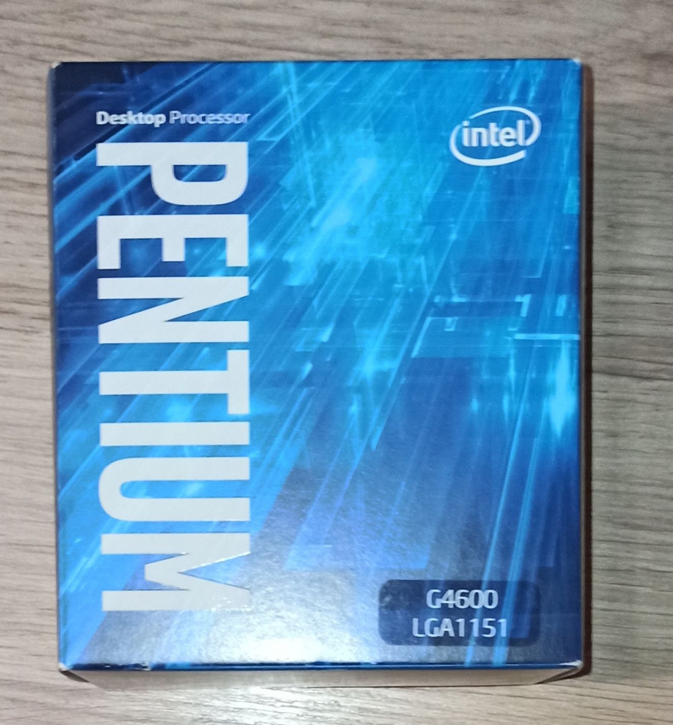 Intel Pentium G4600 CPU, 3.6GHz, 2 Cores, 4 Threads, 3MB Cache, LGA1151 Socket
