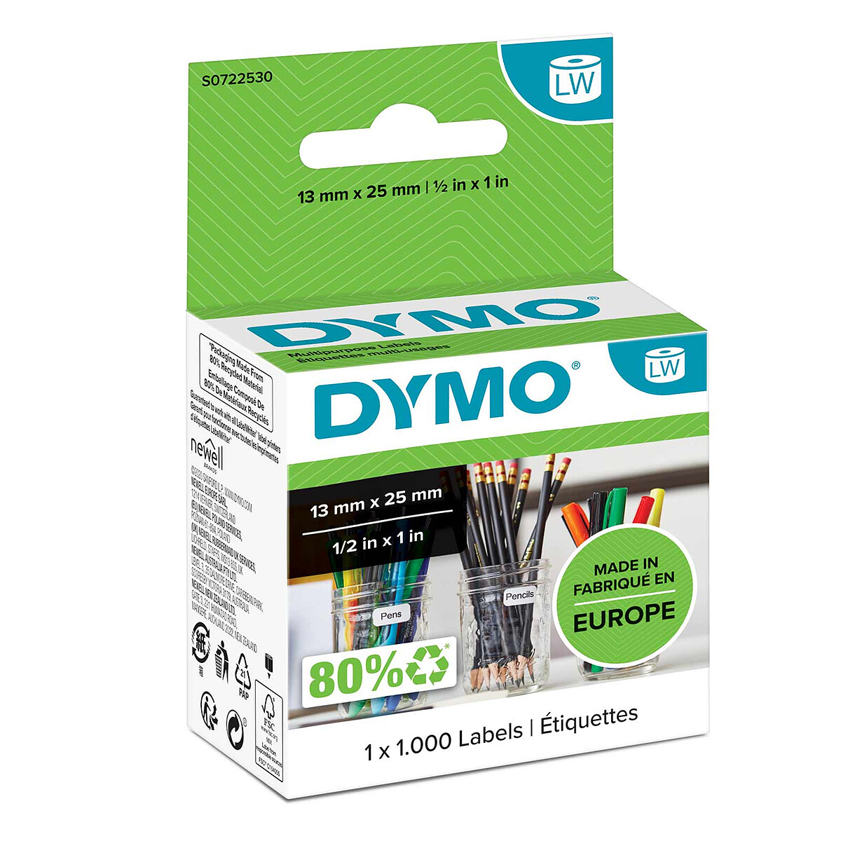 Dymo Multi-Use Labels 24x12mm