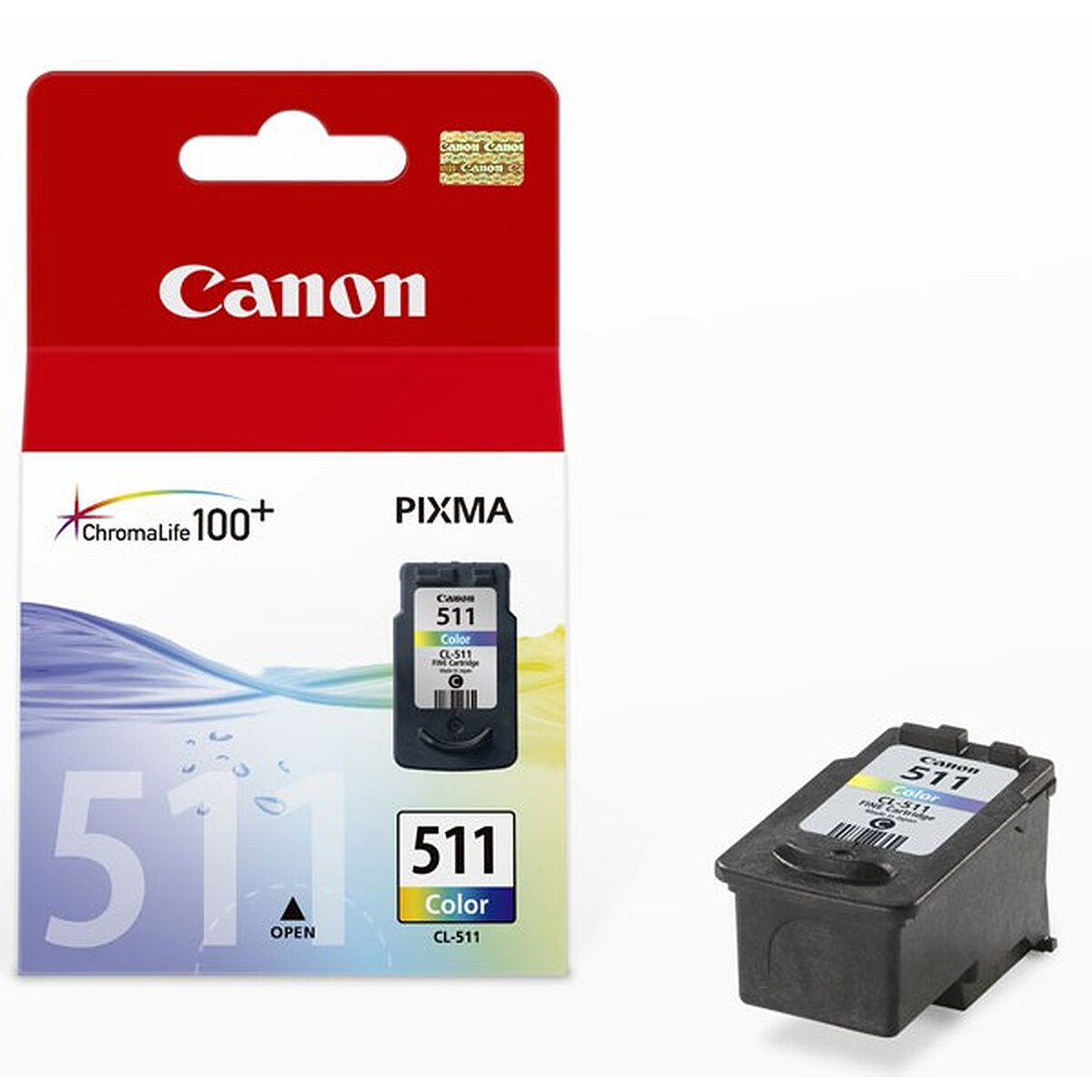 Canon CL-511 Color Ink Cartridge (245 Pages @ 5%)