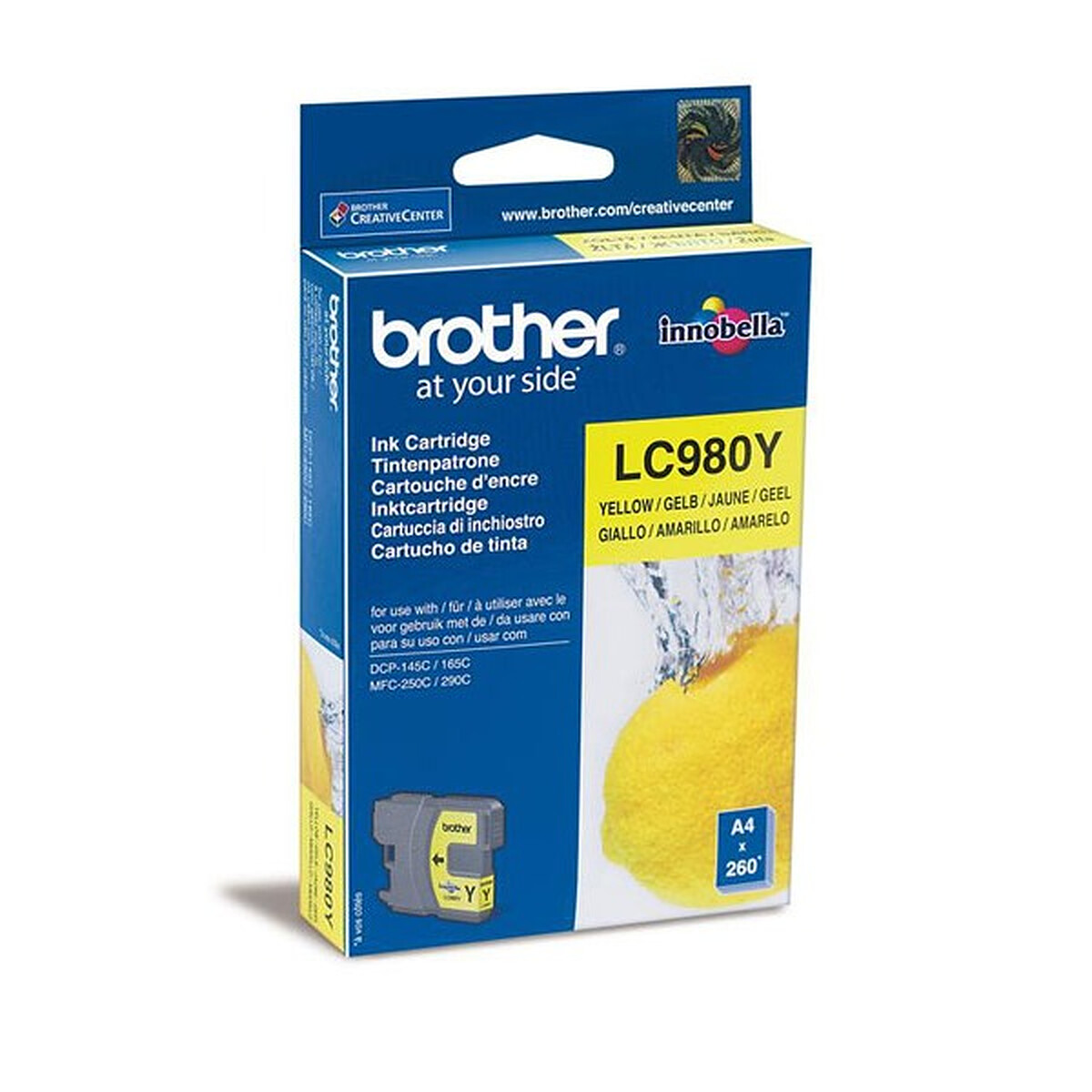 Brother LC980Y Yellow Ink Cartridge