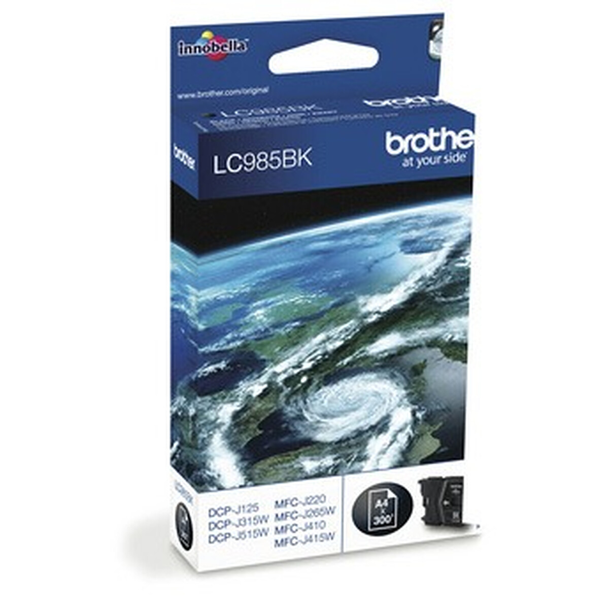 Brother LC985BK Black Ink Cartridge (300 Pages at 5%)