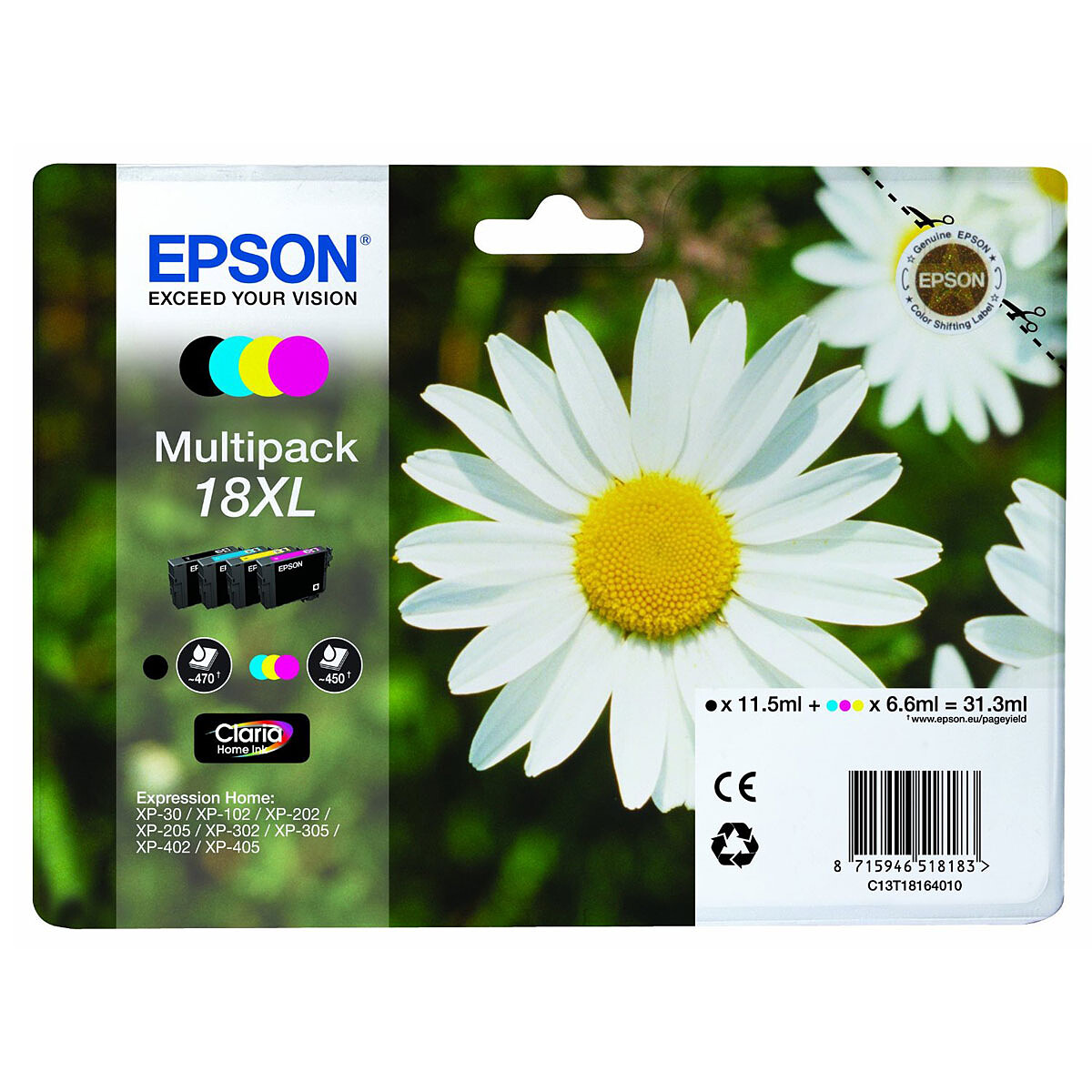 Epson T1816 Multi-Pack Ink Cartridges