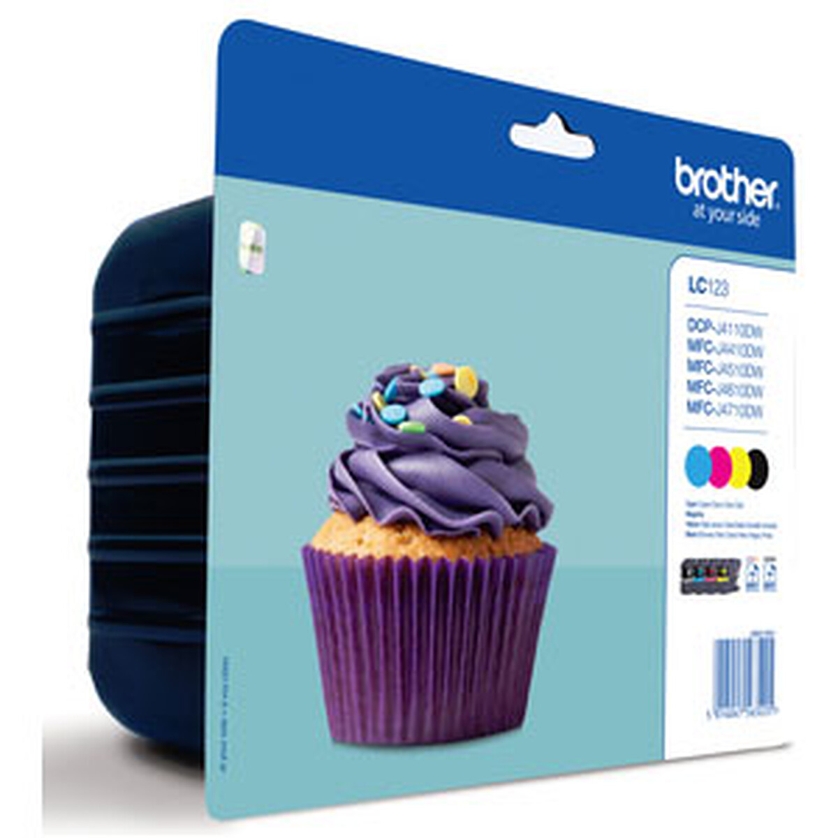 Brother LC123VALBP Ink Cartridges (Black, Cyan, Magenta, Yellow)