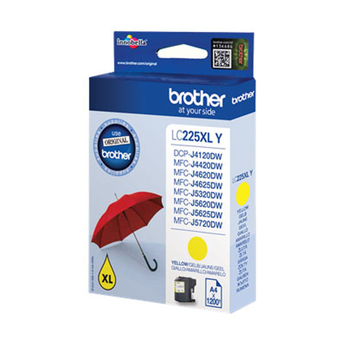 Brother LC225XLY Yellow Ink Cartridge