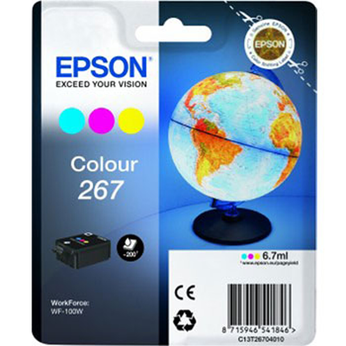 Epson 267 Triple Color Ink Cartridge (Cyan/Magenta/Yellow)
