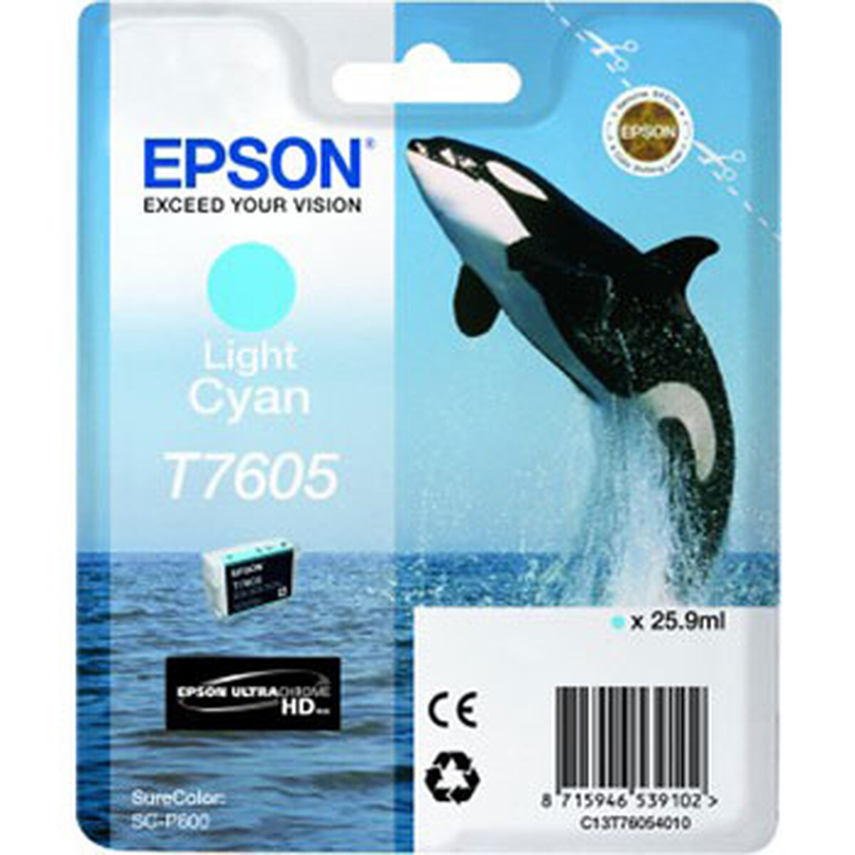 Epson T7605 Cyan Light Ink Cartridge