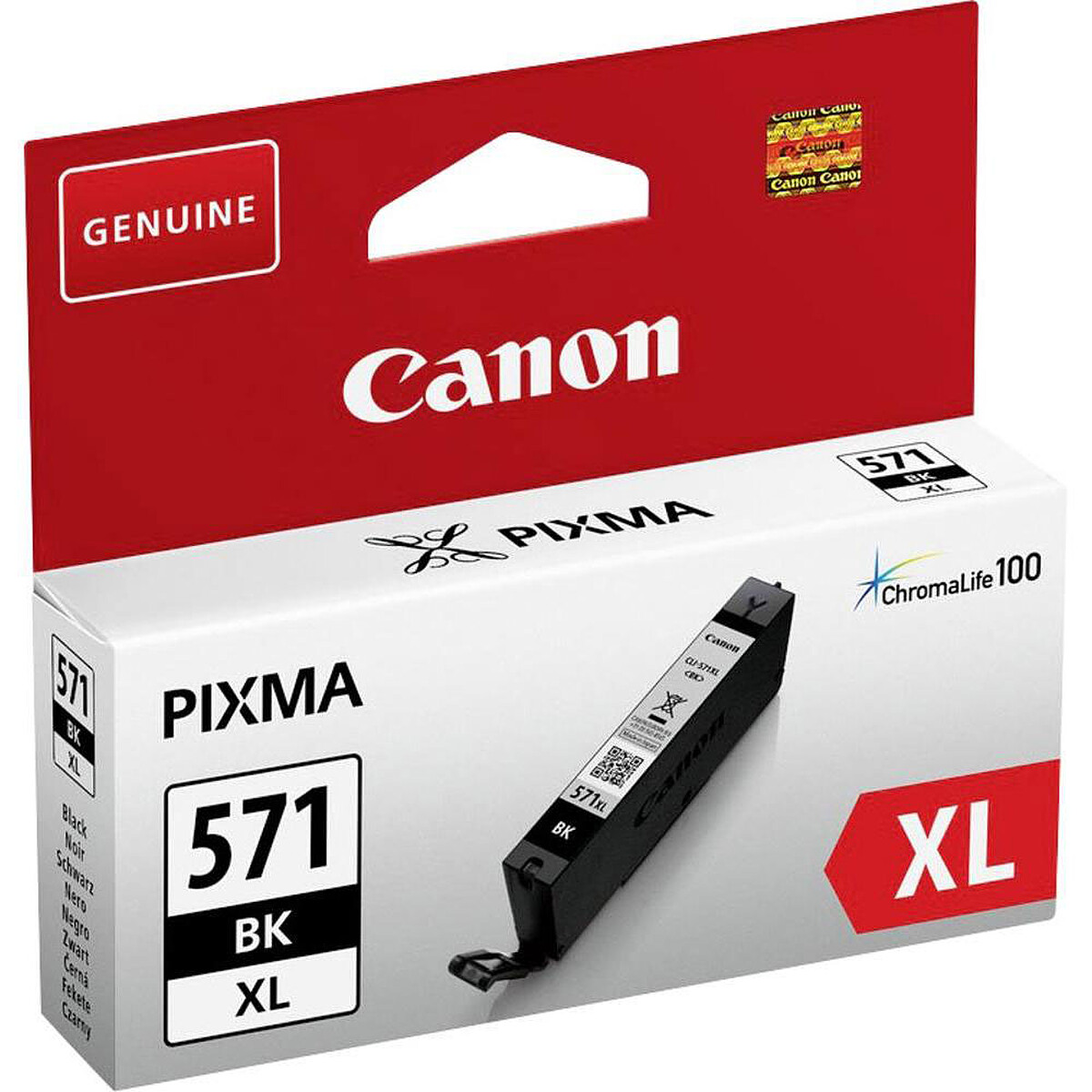 Canon CLI-571BK XL High Capacity Black Ink Cartridge