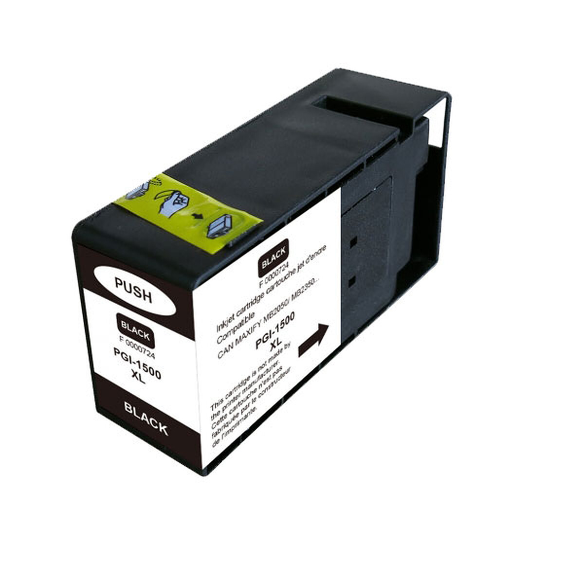 UPrint Compatible Canon PGI-1500XL Black Ink Cartridge (1200 Pages)