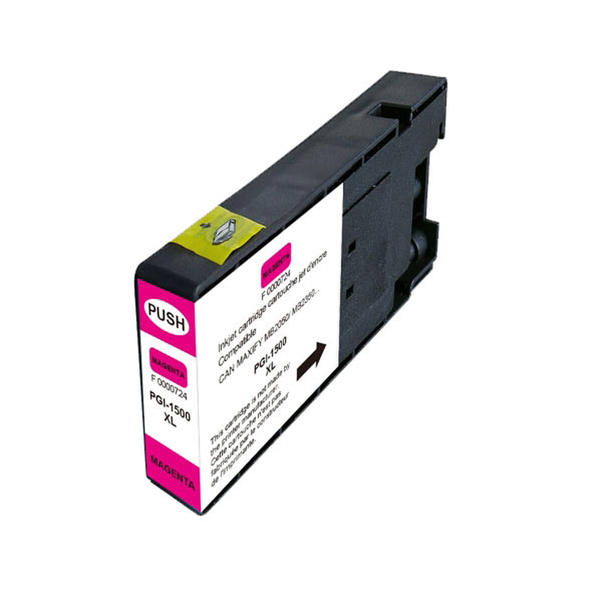 Cartouche d'encre UPrint compatible Canon PGI-1500XL M magenta (haute capacité 14 ml - 800 pages à 5%)