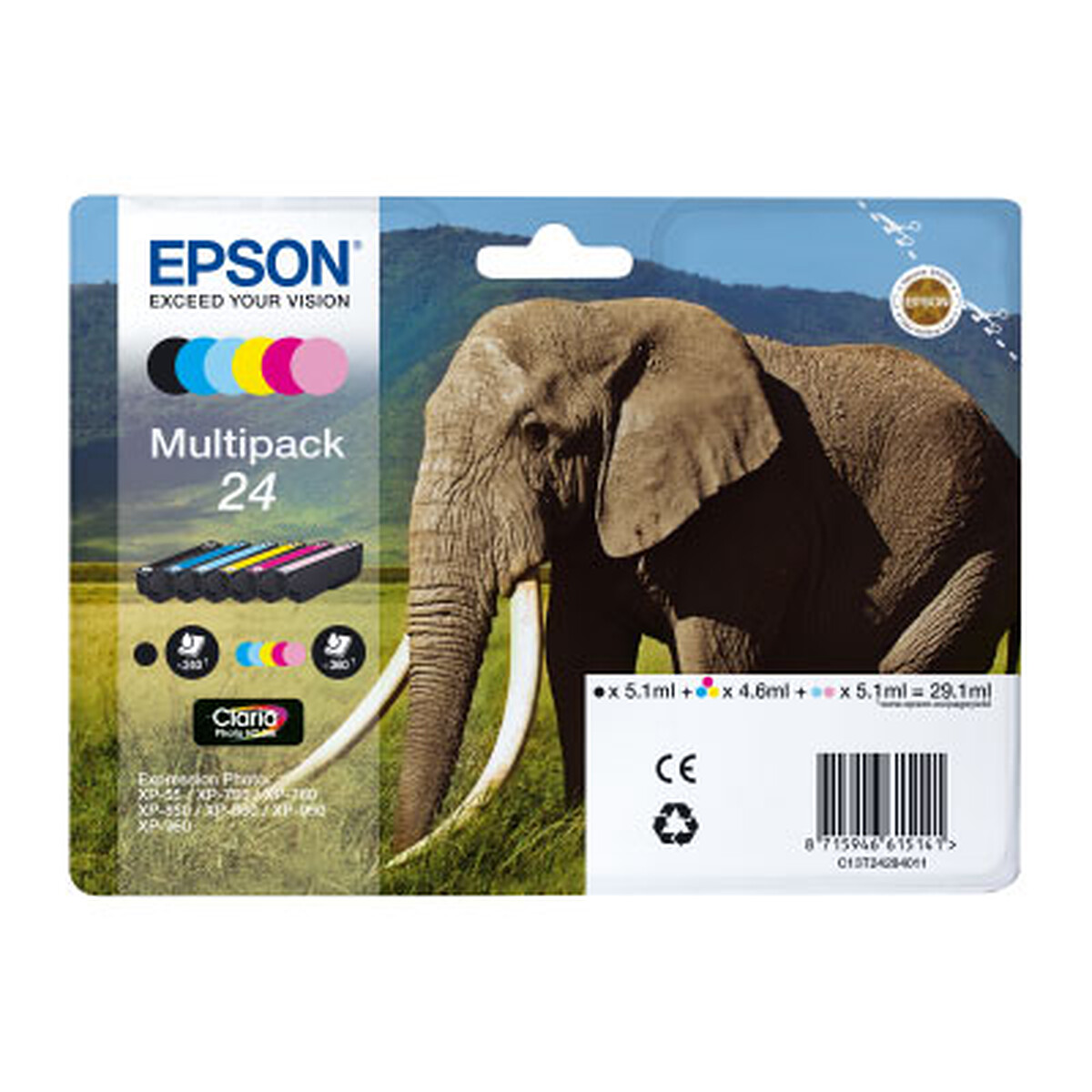 Epson Ink Cartridge Multipack 24 (C13T24284011)